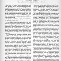 1415 - Page 1404 - Clinique chirurgicale. Auto sérothérapie irradiée des épanchements péritoneaux ou pleuraux, Docteur Ch. Guilbert