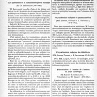 1457 - Page 1446 - L’actualité scientifique. Les Sociétés Savantes. Paris. Académie de médecine. Les applications de la sulfamidothérapie en chirurgie, (20-5-1941) / Oxycarbonémie endogène et spasmes artériels, (27-5-1941) / L’oxycarbonémie endogène des diabétiques, (27-5-1941) / Vitaminisation C. Besoins de l’homme en acide ascorbique, (27-5-1941)