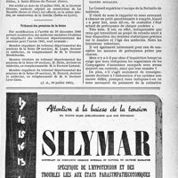 1462 - Page XXV-1451 - Sanatoriums publics / Tribunal des pensions de la Seine / Echos et commentaires / A propos d’un questionnaire. — Ordre et élections. — Allocations familiales. — Comités de sécurité. — Médecins et assistantes sociales