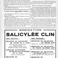 1477 - Page 1466-VIII - Nécrologie [Docteur Betz] / Monsieur Serge Huard, Secrétaire d’État à la Famille et à la Santé / Le Livre d’Or du Corps Médical français