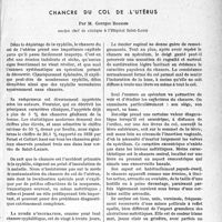1484 - Page 1473 - Partie scientifique / Chancre du col de l’utérus, par M. Georges Boudin