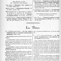 1531 - Page 1520 - L’actualité scientifique. Les livres. Les Livres qui viennent de paraître… / Les thèses. Les tests cutanés d’intolérance dans les dermatoses professionnelles individuelles, par Dr Marie-Louise Neret / La fièvre bilieuse hémoglobinurique et son traitement par l’or colloïdal, par Dr J. Ranarison-Bonard