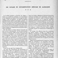 1532 - Page 1521 - Partie professionnelle / Un voyage de documentation médicale en Allemagne