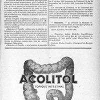1552 - Page VII-1541 - Questions familiales dans l’éducation physique / Hôpitaux de Lille / Naissances