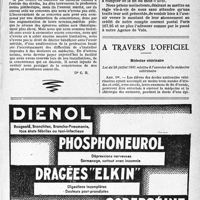 1556 - Page XI-1545 - Une objection de conscience au “numérus clausus” / A travers l'officiel / Médecine vétérinaire