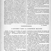 1567 - Page 1556 - Au chevet des patients [G. Fischer]. L'hémo-diagnostic rapide au lit du malade / L’azotémie dans la diphtérie maligne