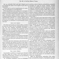 1570 - Page 1559 - Partie Professionnelle / Essais psychologiques. Les chefs, par M. le Docteur Marcel Viard