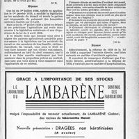 1580 - Page XXXV-1569 - Accidents du travail. Agriculteurs blessés dans leur travail. Honoraires / Le libre choix en matière d'accidents du travail. Hôspitalisation