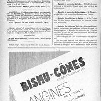 1591 - Page 1580-VI - Renseignements / Dernières nouvelles / Académie de médecine / Faculté de médecine de Lille / Faculté de médecine de Bordeaux / Faculté de médecine de Nancy / Faculté de médecine de Lille