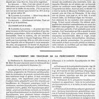 1603 - Page 1592 - Travaux originaux. Faculté de médecine de Paris. Clinique des maladies mentales et de l'encéphale. Présentation de malades du 1er mars 1941, (Trois persécutées), par M. le Professeur Laignel-Lavastine / Traitement des troubles de la prépuberté féminine