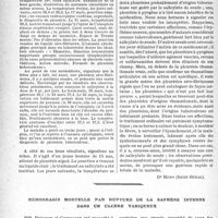 1605 - Page 1594 - Travaux originaux. Le traitement des pleurésies aiguës par le salicylate de soude / Hémorragie mortelle par rupture de la saphène interne dans un ulcère variqueux [Dr Mury]