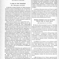 1609 - Page 1598 - L'actualité scientifique. Les Sociétés Savantes. Paris. Académie de chirurgie. A propos du choc traumatique, (14-5-1941) / Surrénalectomie pour maladie de Buerger, (14-5-1941) / Quelques remarques sur les cas de tétanos observés dans la récente guerre, (14-5-1941)
