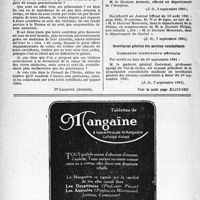 1635 - Page 1624-X - Une pensée pour les prisonniers / A travers l’officiel / Inspections de la Santé / secrétariat général des anciens combattants
