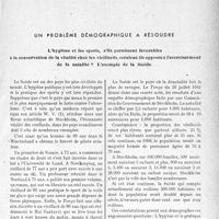 1636 - Page 1625 - Propos du jour / Un problème démographique à résoudre. L’hygiène et les sports, s’ils paraissent favorables à la conservation de la vitalité chez les vieillards, seraient-ils opposés à l'accroissement de la natalité ? L’exemple de la Suède [J. Noir]