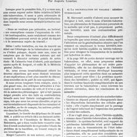 1644 - Page 1633 - Travaux originaux. La clinique au goût du jour. A propos de l’hérédo-tuberculose. Réponse aux objections de M. Hervouet, par Auguste Lumière