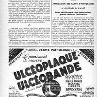 1669 - Page 1658-XLVIII - Assurances-sociales. — Les assurances corporatives du médecin. L’organisation du secrétariat d’état à la famille et à la santé. — Inspection médicale des écoles / Correspondance / Application des tarifs d’honoraires. Accidents du travail. Soins décisifs mais sans interventions graves connues. Tarification