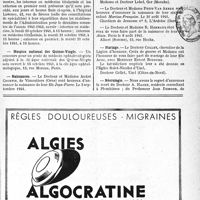 1676 - Page IX-1665 - Clinique des maladies mentales / Hôpitaux de Paris / Hospice national des Quinze-Vingts / Naissances / Mariage / Nécrologie [Docteur A. Hagen, Professeur Jean Demoor, Docteur Raoul Anthony, Docteur Lucien Drapier]