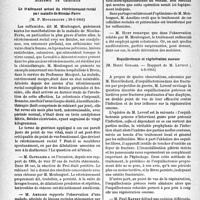 1693 - Page 1682 - L'actualité scientifique. Les Sociétés Savantes. Paris. Académie de chirurgie. Le traitement actuel du rétrécissement rectal par maladie de Nicolas-Favre, (28-5-1941) / Esquillectomie et régénération osseuse, (4-6-1941)