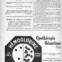 1717 - Page 1704-VI - Renseignements / Dernières nouvelles / Académie de médecine / Faculté de médecine de Paris / Société médicale des hôpitaux de Paris