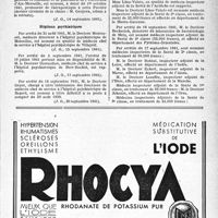 1720 - Page XI-1707 - Automobilisme / Hôpitaux psychiatriques / Inspection médicale de la Santé