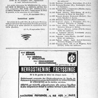 1722 - Page XIII-1709 - Protection de la naissance / Sanatoriums publiés / Ligue médicale de défense professionnelle, ""Le Sou Médical "