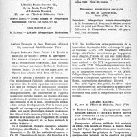 1741 - Page 1728 - L’actualité scientifique. Les Livres. Les Livres qui viennent de paraître… / Précis de tuberculose, par Jacques Stéphani, Amédée Legrand et Jean Bertrand, éditeurs, Paris / L’acuponcture chinoise appliquée, par Dr Bonnet-Lemaire, Librairie Maloine, Paris
