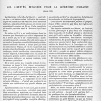 1742 - Page 1729 - Partie Professionnelle / Les libertés requises pour la médecine humaine, (Suite III)