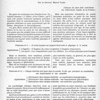 1747 - Page 1734 - Essais psychologiques. Quelques principes psychologiques indispensables à l’équilibre individuel et social, par le Docteur Marcel Viard
