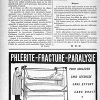 1765 - Page 1752-LXII - Automobilisme. Déshydratation de l’Alcool par la chaux vive / Questions diverses. Allocation supplémentaire de salaire