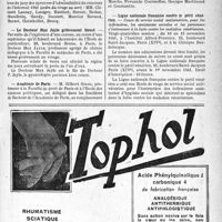 1770 - Page VII-1757 - Hôpitaux de Paris / Concours de l'internat Jury / Le Docteur Max Jayle grièvement blessé / Académie de Paris / Académie français / Ligue nationale français contre le péril vénérien