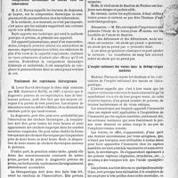 1788 - Page 1775 - L’actualité scientifique. Les Sociétés Savantes. Paris. Société de médecine de Paris, Séance du 24 mai 1941. La limitation de l’expansion pulmonaire par la compression méthodique du thorax chez les tuberculeux / Traitement des septicémies chirurgicales / L’emploi rationnel des venins dans la thérapeutique moderne