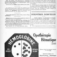 1813 - Page 1800-VI - Renseignements / Ligue médicale de défense professionnelle, « Le Sou Médical » / Dernières nouvelles / Institut régional de puériculture et d’hygiène scolaire de Bordeaux et du Sud-Ouest