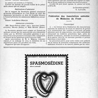 1816 - Page XI-1803 - Mutualité familiale du Corps Médical français / Fédération des Associations amicales de Médecins du Front