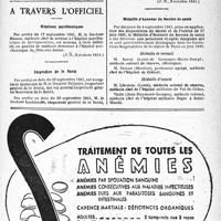 1818 - Page XIII-1805 - Avis d’un vieux praticien / A travers l’officiel / Hôpitaux psychiatriques / Inspection de la Santé / Médaille d’honneur du Service de santé