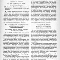 1833 - Page 1820 - L'actualité scientifique. Les Sociétés Savantes. Paris. Académie de médecine. Les états de précarence en période de restrictions alimentaires, (1-7-1941) / Une nouvelle formule de vaccin triple associé, antidiphtérique, anti-tétanique, antityphoparatyphoidique, (8-7-1941) / Le diagnostic de l’épilepsie par l’électro-encéphalographie, (1-7-1941)