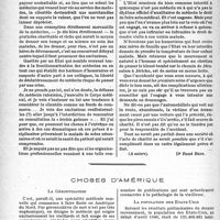 1835 - Page 1822 - Les libertés requises pour la médecine humaine, Suite (IV) [Dr René Biot] / Choses d'Amérique