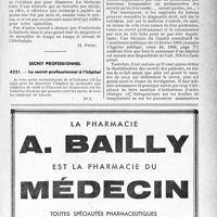 1852 - Page LIII-1839 - Automobilisme. Entretien des accumulateurs / Secret professionnel. Le secret professionnel à l'hôpital