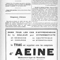 1857 - Page 1844-VI - Renseignements / Dernières nouvelles / Le Professeur Leriche, à Paris / Faculté de médecine de Paris