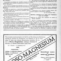 1862 - Page XIII-1849 - Assurances sociales / Avis de vacances de Chaires / Centres régionaux d’éducation sanitaire / Directions régionales de la santé et de l’assistance (zone non occupée)