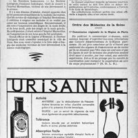 1912 - Page XI-1899 - Nécrologie [Docteur Charles-Pierre-Paul Boucaut, Docteur Lobligeois] / Ordre national des médecins / Ordre des Médecins de la Seine
