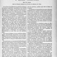 1918 - Page 1905 - Partie Scientifique / Les aspects cliniques des septico-pyohémies à bacillus funduliformis, par M. Conte