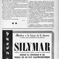 1984 - Page XLIII-1971 - Bibliographie. L’homme et son milieu reconstruits par Maurice de Gasté, Librairie Amédée Legrand, Paris / Echos & commentaires / La responsabilité des médecins vaccinateurs — Approvisionnement en charbon — Tarif des Assurances sociales — Ressortissants des Caisses-maladie allemandes. — La réforme hospitalière