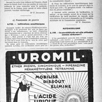 1990 - Page LI-1977 - Application des tarifs d’honoraires. Assurances sociales. Soins donnés dans une clinique privée / Pensionnés de guerre. Infiltrations anesthésiques / Automobilisme. La paraldéhyde est-elle utilisable comme carburant?