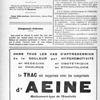 2041 - Page 2028-VI - Renseignements / Dernières nouvelles / Faculté de médecine de Paris