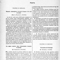 2063 - Page 2050 - L’actualité scientifique. Sociétés Savantes. Paris. Académie de médecine. Rapports alimentaires du lait de femme et du lait de vache, (5-8-1941) / Les algues marines dans l’alimentation humaine et animale, (19-8-1941) / Académie de chirurgie. Discussion sur le drainage, (4-6-1941)