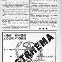2096 - Page XI-2083 - Ligue nationale français contre le péril vénérien / Société français de gynécologie / Hôpitaux de Toulon. Internat / Naissances / Mariage / Nécrologie [Docteur Paul Ferrier]