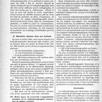 2109 - Page 2096 - Travaux originaux. La radiophotograph 1e thoracique en médecine scolaire, par les Docteurs Roger Lamy et Abel Lafitte. Intérêt de la radiophotographie thoracique comme méthode de dépistage / Résultats obtenus chez nos écoliers / Notre façon de concevoir l’organisation pratique de la radiophotographie thoracique en milieu scolaire