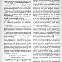 2117 - Page 2104 - L'actualité scientifique. Les livres. Hydrothérapie et matage, par Maurice Boigey, Masson et Cie, éditeurs, Paris / La mort... cette inconnue !!! par Docteur Maurice d'Halluin, G. Beauchesne et Fils, éditeurs, Paris