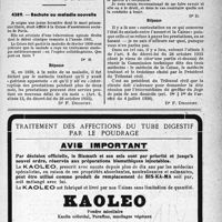 2134 - Page XLIX-2121 - Assurances sociales. Oubli de l’article 378 par une Caisse d’Assurances sociales / Rechute ou maladie nouvelle / Contestation sur l’état du malade