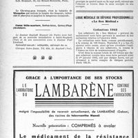 2145 - Page 2132-VI - Renseignements / Ligue médicale de défense professionnelle, " Le Sou Médical »